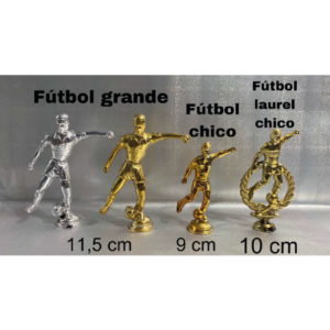 Fútbol Grande 11,5cm | Fútbol Chico 9cm | Fútbol Laurel Chico 10cm
