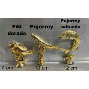 Pez Dorato <small><small>(7cm)</small></small> | Pejerrey <small><small>(10cm)</small></small> | Pejerrey Saltando <small><small>(12cm)</small></small>