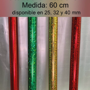 Caños Fantasía Difracción<br><small><small><i>(Medidas: 60cm | Diámetros: 25mm, 32mm y 40mm)</i></small></small>