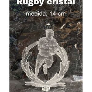Rugby Cristal<small><small>(14 cm)</small></small>