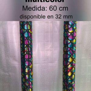 Caños Fantasía Multicolor<br><small><small><i>(Medidas: 60cm | Diámetros: 32mm)</i></small></small>