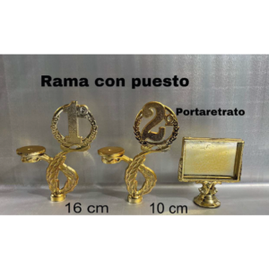 Rama con Puesto<small><small>(16 cm)</small></small> | Portaretrato<small><small>(10 cm)</small></small>