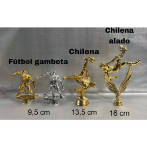 Fútbol Gambeta <small><small>(9,5cm)</small></small> | Chilena <small><small>(13,5cm)</small></small> | Chilena Alado <small><small>(16cm)</small></small>
