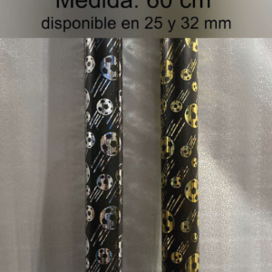 Caños Fútbol Liso<br><small><small><i>(Medidas: 60cm | Diámetros: 25mm y 32mm)</i></small></small>