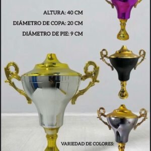 <small><strong>NUEVO</strong></small><br>Copa Orense<small><small><i>(Altura: 40cm | Diámetro de Copa: 20cm | Diámetro de Pie: 9cm)</i></small></small>