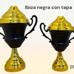 <small><strong>NUEVO</strong></small><br>Copa Ibiza Negra (con tapa)<small><small><i>(Grande: 37cm | Chica: 29cm)</i></small></small>