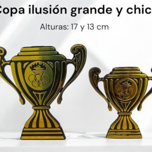 <small><strong>NUEVO</strong></small><br>Copa Ilusión<small><small>(Grande: 17cm | Chica: 13cm)</small></small>