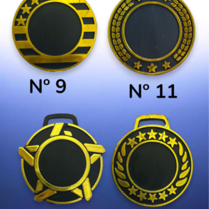 Medallas <small>(Nº9 | Nº11 | Nº12 | Nº10)</small>