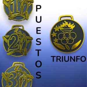 Medallas <small>(Puestos | Triunfo)</small>