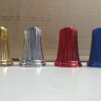 NOMBRE: CONO
COLOR: ORO, PLATA, ROJO, AZUL, VERDE
ALTURA: 7CM
CALCE PARA CAÑO DE 32 25 m/m